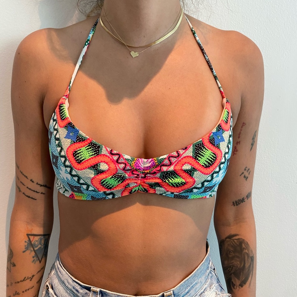 Mara Hoffman halter bikini top